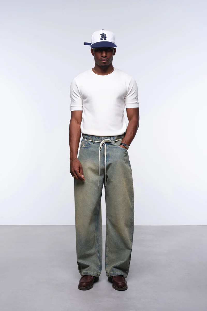 About:Blank wide leg denim jean - Image 2