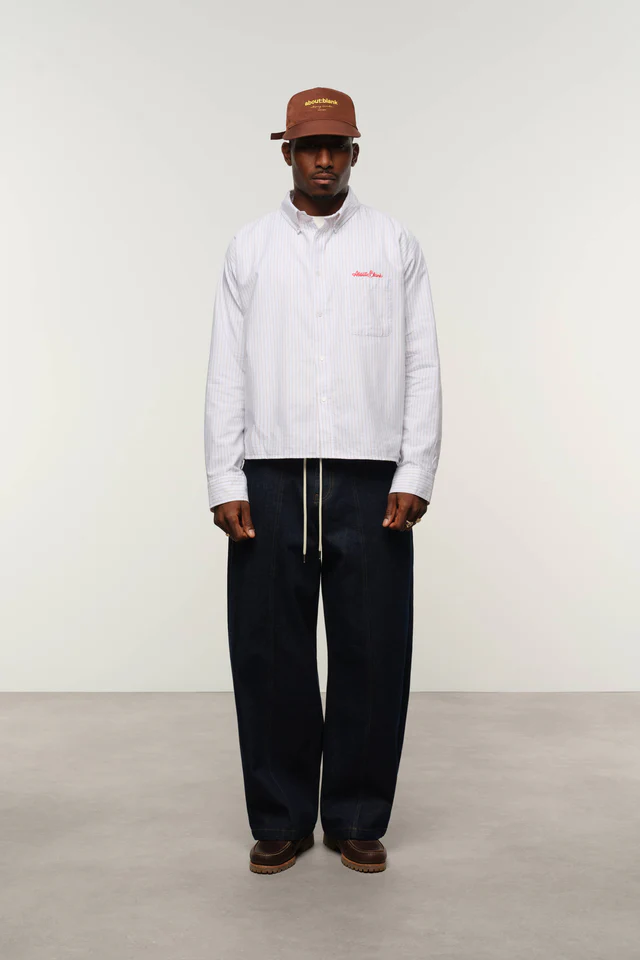 About:blank oxford script shirt - Image 2