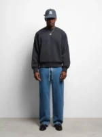 About:blank washed raglan sweat - Image 2