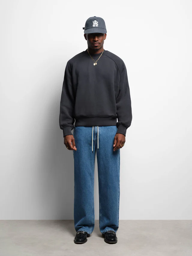 About:blank washed raglan sweat - Image 2