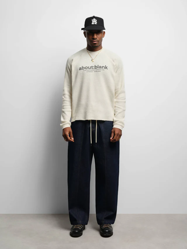 About:blank garcon long sleeve waffle - Image 2