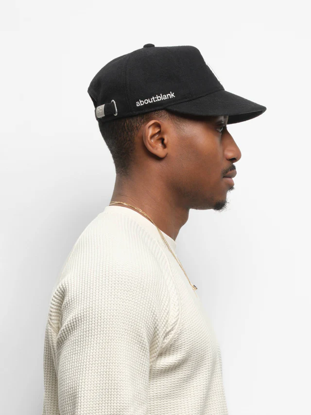 About:blank monogram wool cap - Image 2