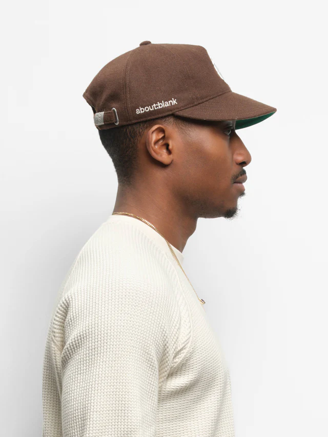 About:blank monogram cap wool - Image 2