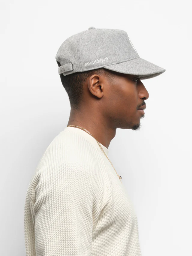 About:blank monogram cap wool - Image 2