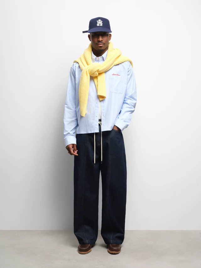 About:blank oxford script shirt - Image 2