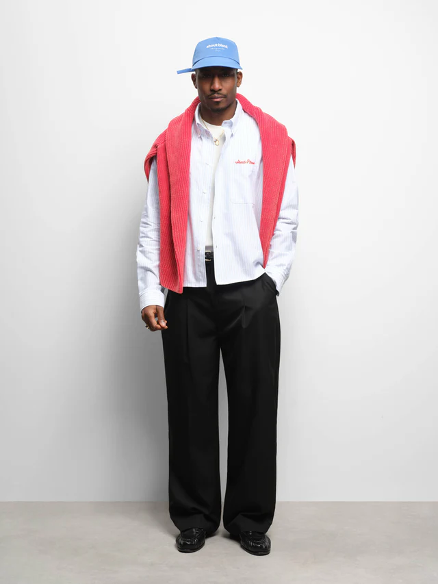 About:blank oxford script shirt - Image 2