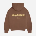 About:Blank box hoodie Brown