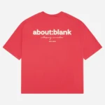 About:blank box t-shirt