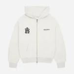 About:Blank dual logo zip hoodie