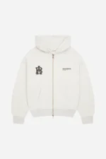 About:Blank dual logo zip hoodie