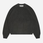 About:blank rib mock neck crew