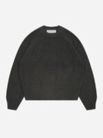 About:blank rib mock neck crew
