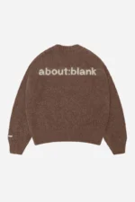 About:Blank mohair knitted crewneck