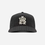 About:blank monogram pinstripe cap