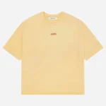About:blank raw hem ellipse t-shirt