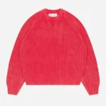 About:blank rib mock neck crew