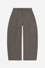 About:Blank tailored wide leg trouser Brown