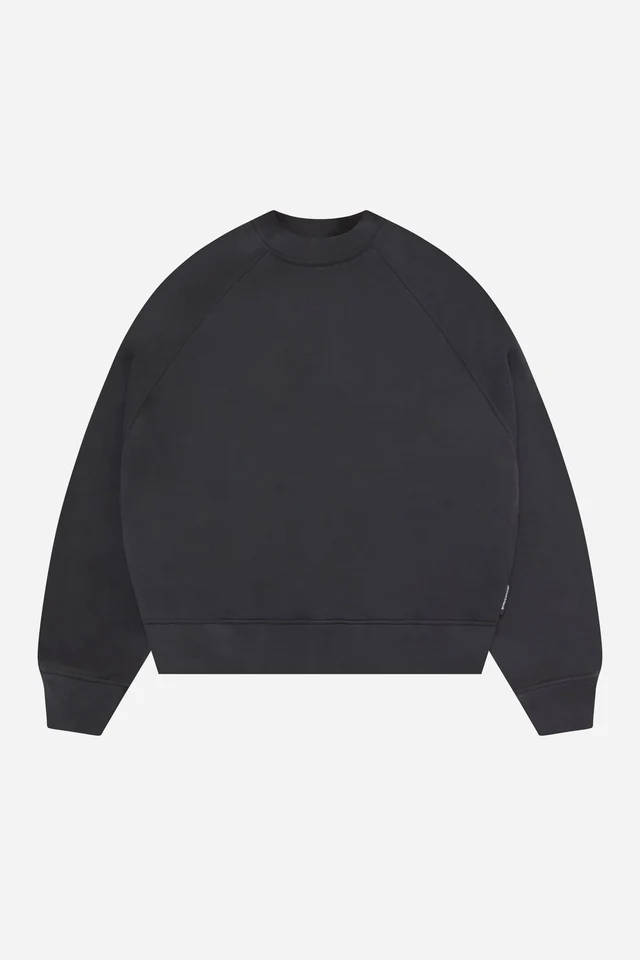 WASHEDRAGLANSWEAT_WASHED_BLACK_FRONT.webp About:blank washed raglan sweat - Image 1