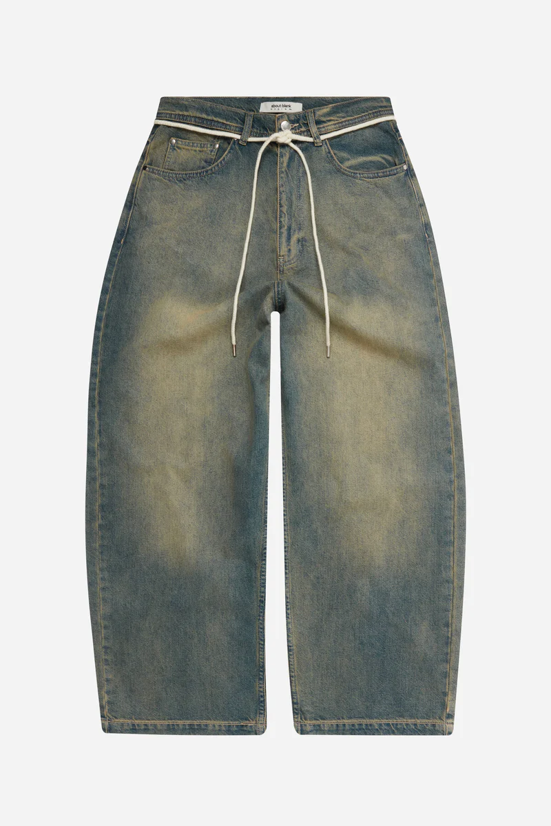 About:Blank wide leg denim jean - Image 1